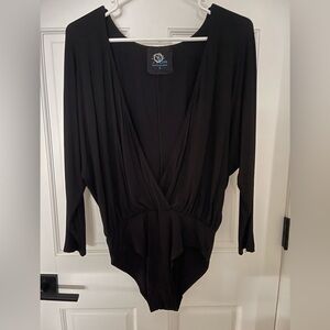 Open front bodysuit